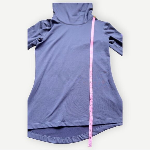 Nike Dri-Fit Long Sleeve Purple Pullover Cowlneck Top with Thumb Holes. Small. - Picture 7 of 10